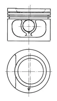 Поршень 81.0mm STD