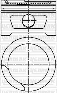 Комплект поршневых колец 79+0.50mm