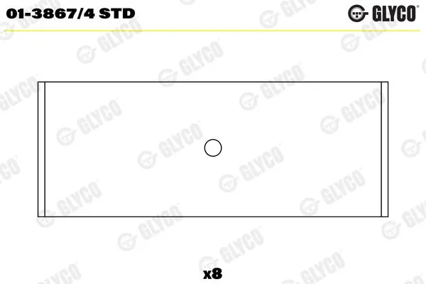 Вкладыши шатунные комплект STD