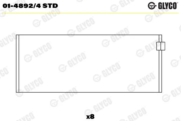 Вкладыши коренные комплект std