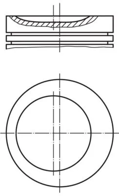 Поршень 84.8 +050mm 