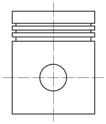 Поршень 81.0 +050mm 